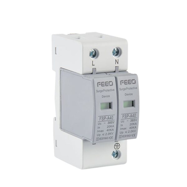 FEEO FSP-A-2P AC SURGE ARRESTOR 230/275VDC 20KA