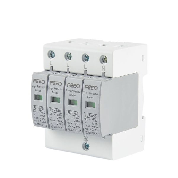 FEEO FSP-A-4P AC SURGE PROTECTOR 385/420VDC 40/60KA - Image 2