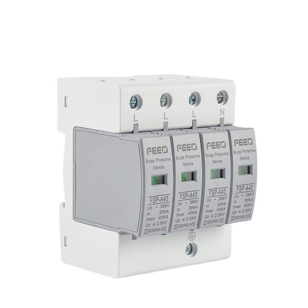 FEEO FSP-A-4P AC SURGE PROTECTOR 385/420VDC 40/60KA