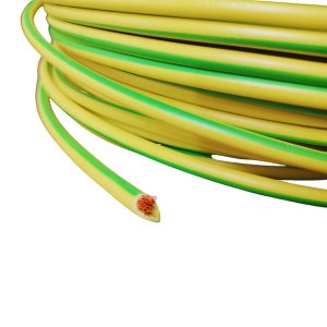INSULATED EARTH WIRE G/Y 6MM 100M ROLL