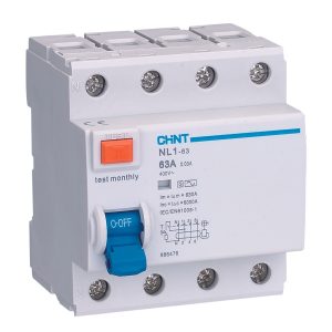 CHINT EARTH LEAKAGE 63A 3P+N