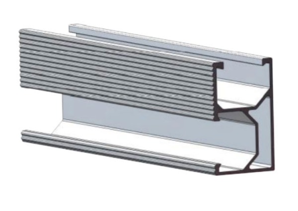 EVO-R-ECO ALUMINIUM MOUNTING RAIL (ECONOMICAL VERSION)