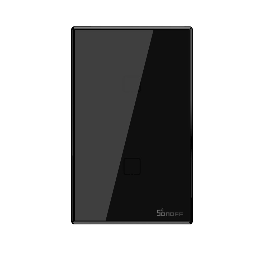 Sonoff Smart Light Switch black 2CH WiFi TX T3US